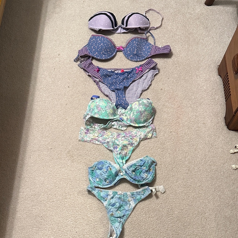 Lavender and blue Bikini Set Bundle